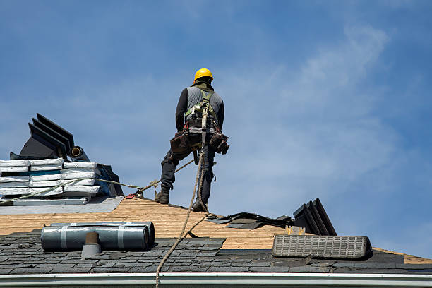 Professional Roof Installation technician working in Center Point, TX